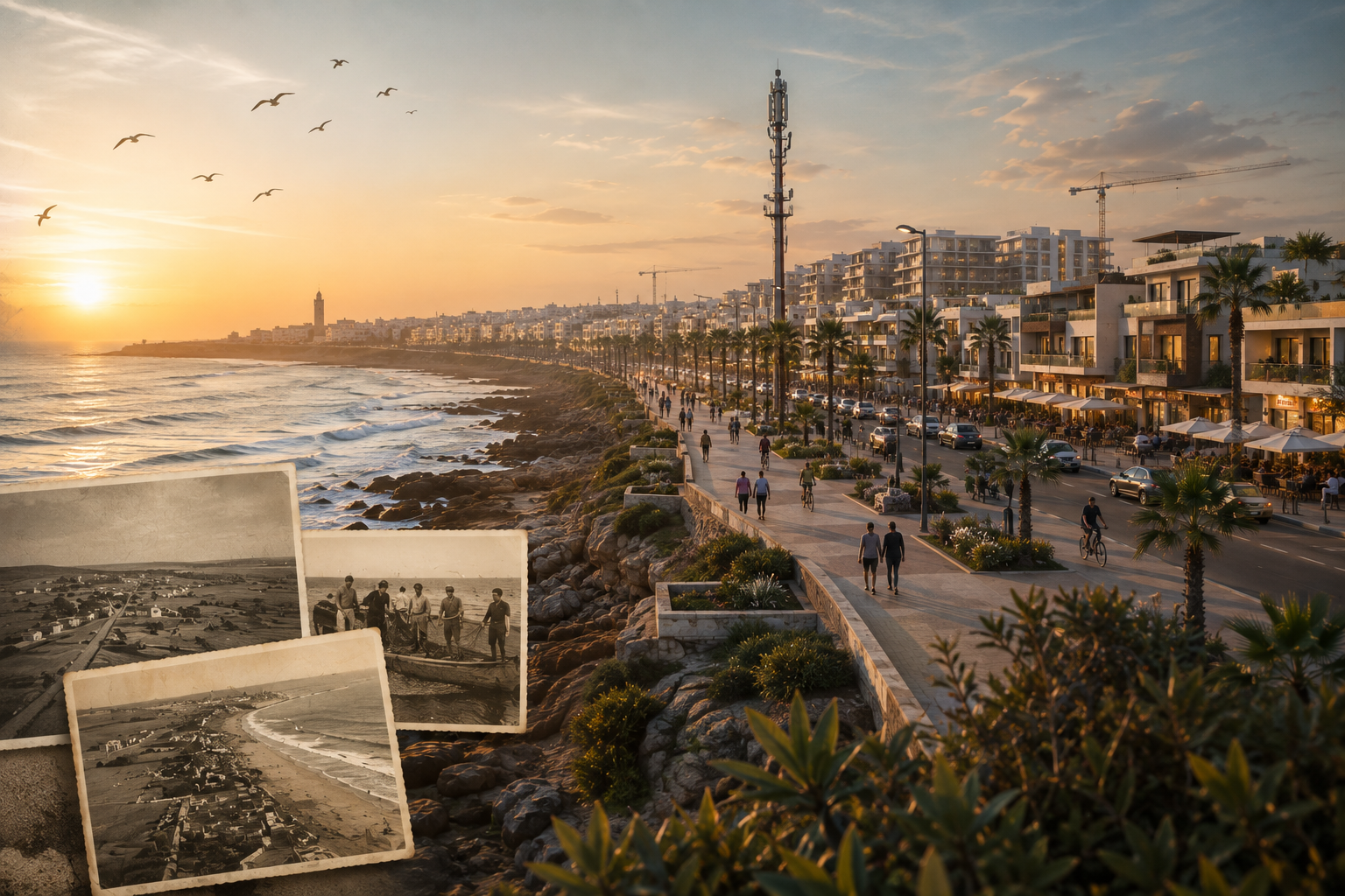 Le littoral de Dar Bouazza en pleine transformation