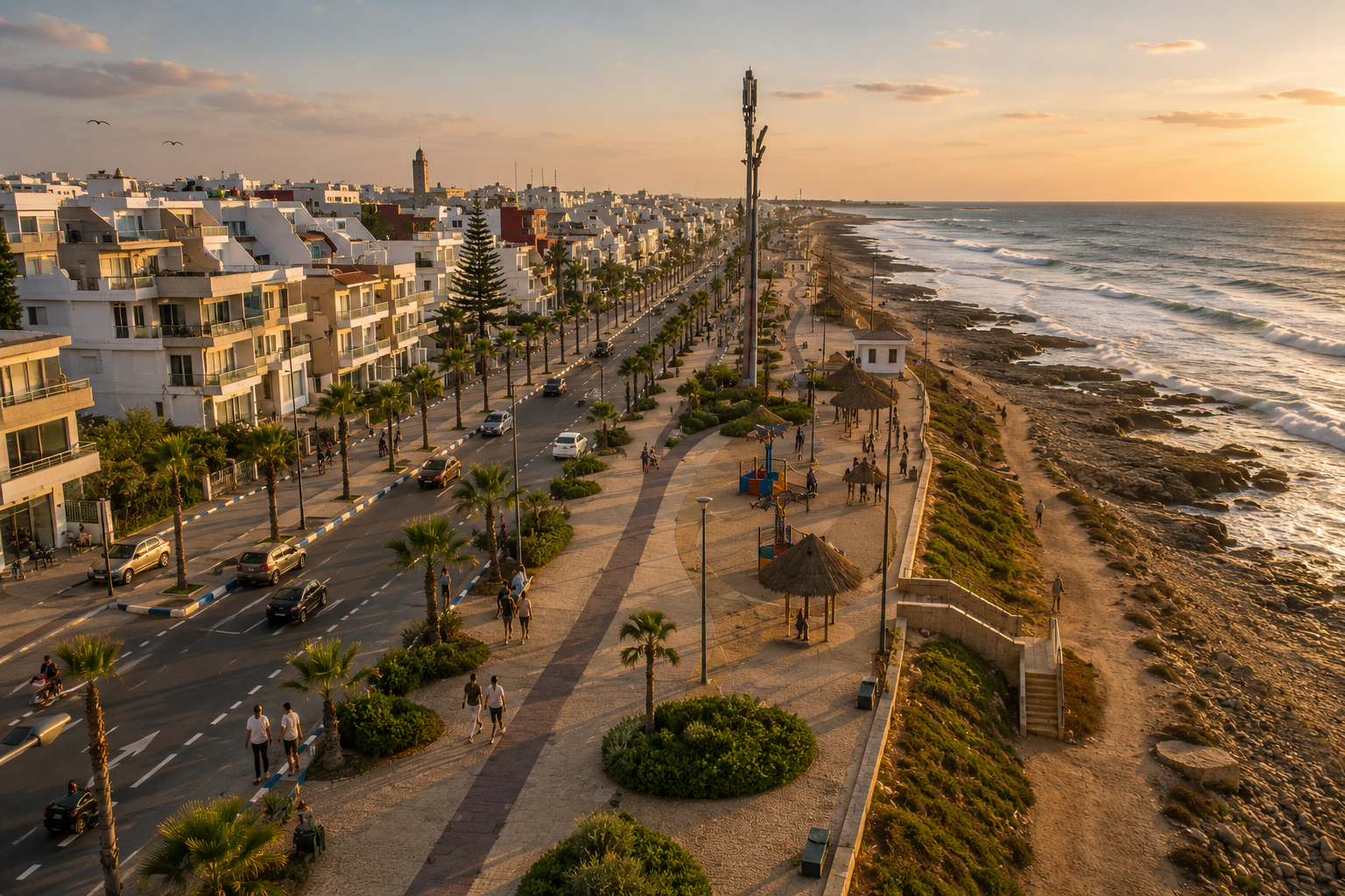 Dar Bouazza aujourd’hui, entre ville et océan